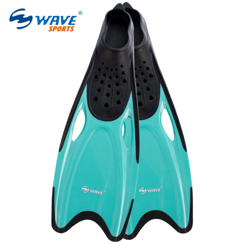 Wave potapljačke fins za odrasle, unisex – lagane i fleksibilne (Materijal: TPR protuklizni + POM smola; Podrijetlo: Guangdong; Marka: Wave; Prilagodba dopuštena)