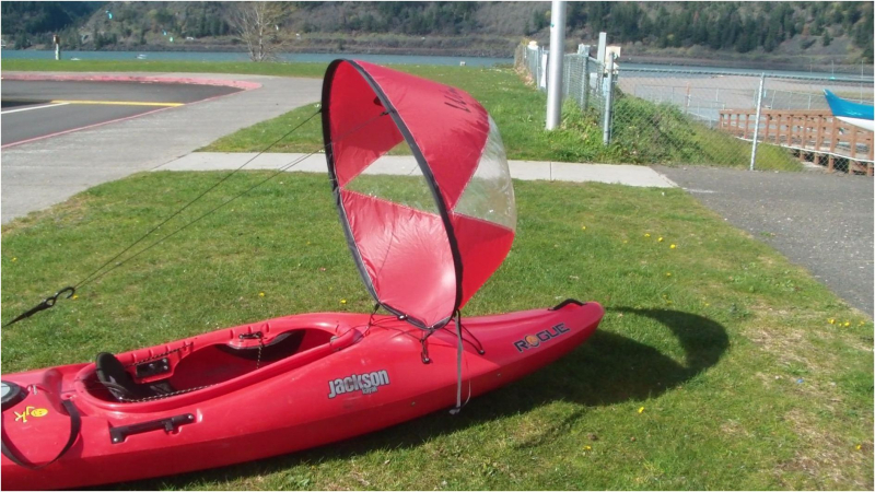 Kajak wind sail DOWNWIND SAIL, PVC materijal, Moocy marka, prilagođena obrada, licencirana privatna etiketa