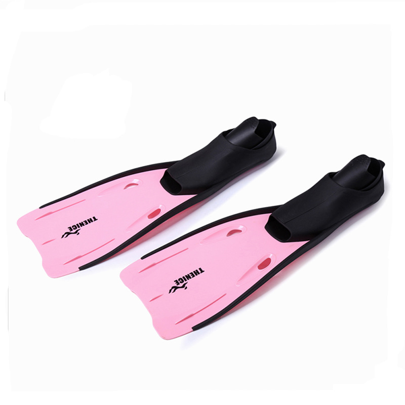 Thenice hosszú uszonyok úszáshoz, snorkelezéshez és szabad merüléshez, csúszásmentes; Anyagok: TPR gumi, PP; Testreszabás elérhető; Magáncímke elérhető