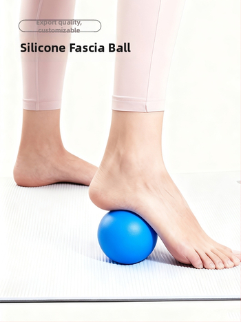 Silikonska fascia masažna kuglica za vrat i tijelo — joga trening, opuštanje, visoka elastičnost, 155 g