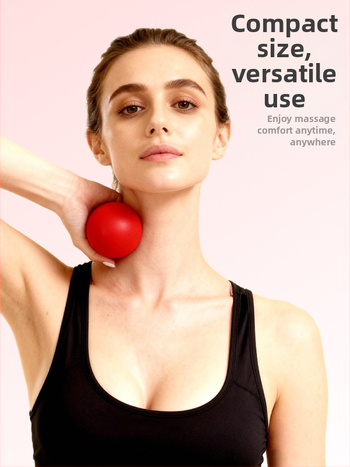 Silikonska fascia masažna kuglica za vrat i tijelo — joga trening, opuštanje, visoka elastičnost, 155 g