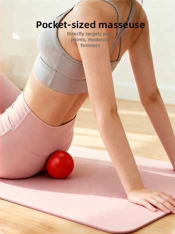 Silikonska fascia masažna kuglica za vrat i tijelo — joga trening, opuštanje, visoka elastičnost, 155 g