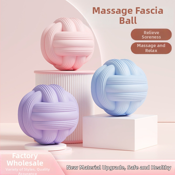 Silikonska masažna joga lopta za cijelo tijelo — fascijalni trening ramena i vrata, opuštanje mišića; Nije nadimljiva; Materijal: silikon; Težina: 160 g