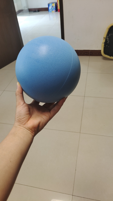 PU pjenasta joga lopta, tiha, ne-naduvljiva unutarnja lopta za fitness i igru, 140 g, mogućnost prilagodbe obrade