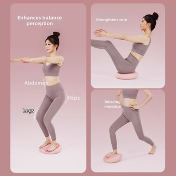 Yoga ravnotežna lopta, PVC napuhljiva, za jačanje jezgre i rehabilitaciju, masaža stopala, vježbe zgloba, 800 g