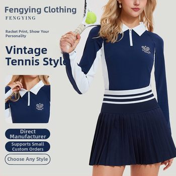 Sievietēm neilona garām piedurknēm treniņu topa komplekts ar Lycra odu, elpojošs, piemērots skrējiens un jogai (rudens–ziema)