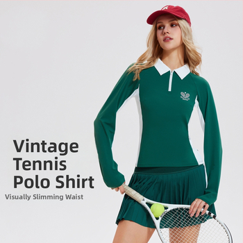 Sievietēm neilona garām piedurknēm treniņu topa komplekts ar Lycra odu, elpojošs, piemērots skrējiens un jogai (rudens–ziema)