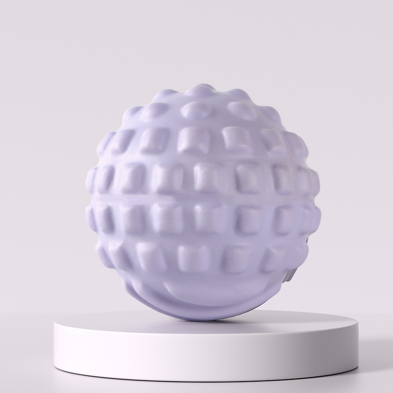 Jun Yi PU pjenasta joga lopta za akupunkturne točke i plantarnu fasciju – masažna lopta s bodičastom teksturom, neinflatabilna, 60 g, mogućnost prilagodbe