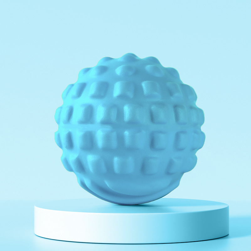 Jun Yi PU pjenasta joga lopta za akupunkturne točke i plantarnu fasciju – masažna lopta s bodičastom teksturom, neinflatabilna, 60 g, mogućnost prilagodbe