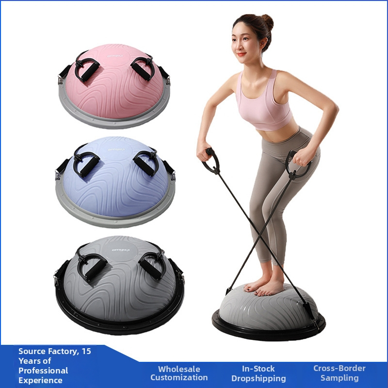Wave Speed Ball, polukružna balans lopta za jogu i pilates, PVC/PP, napuhljiva, oko 2,5–5,2 kg