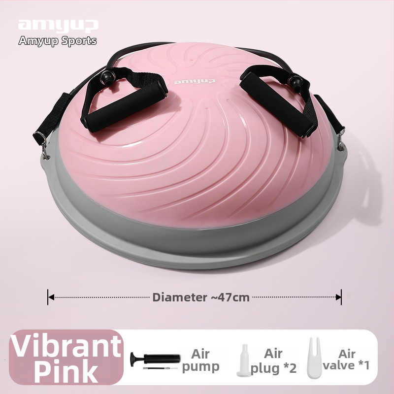 Wave Speed Ball, polukružna balans lopta za jogu i pilates, PVC/PP, napuhljiva, oko 2,5–5,2 kg