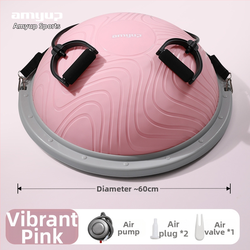 Wave Speed Ball, polukružna balans lopta za jogu i pilates, PVC/PP, napuhljiva, oko 2,5–5,2 kg