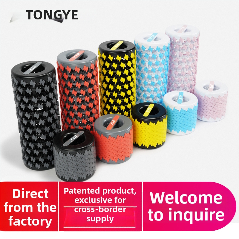 Pjenasti valjak za jogu s teleskopskom podesivom osovinom, prijenosiv za opuštanje mišića