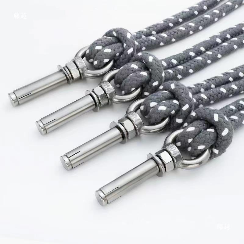 XinReDa Falra szerelhető jóga kötél – poliészter-pamut jóga kötél, inverziós edzéshez, jóga segédeszköz (Típus: Stretch Strap/Yoga Rope; Márka: XinReDa; Anyag: Poliészter-pamut; Kategória: Yoga aids)