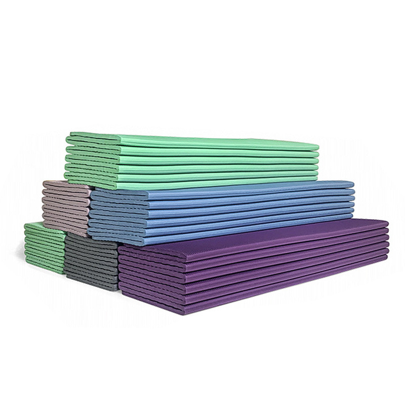 Joga prostirka od TPE, dvostrano sklopiva, prijenosna, protuklizna, 700 g, debljina 4/6/8 mm