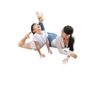 Joga prostirka za dvije osobe s velurom na površini, debljina 8 mm, težina 1,0 kg, karikaturni uzorak