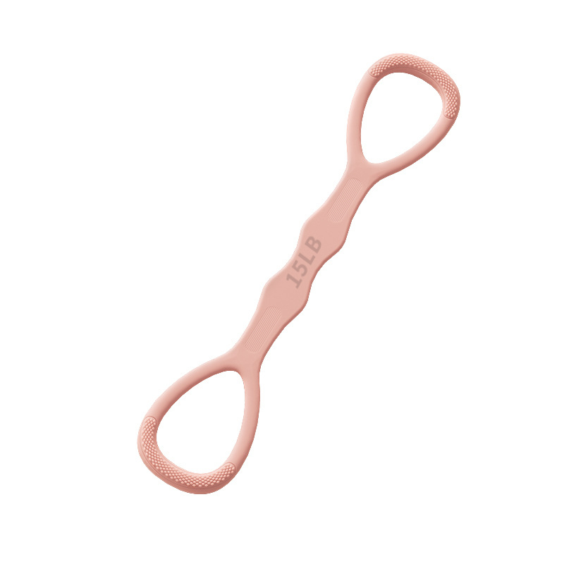 Nőknek szóló nyolcas alakú szilikon feszítő – egésztestes edzéshez és jóga