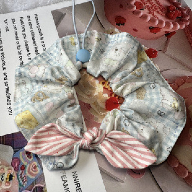 Kiskedvenceknek szóló masni – kockás mintázat, pamut anyag, Ol márka, hercegnő stílus