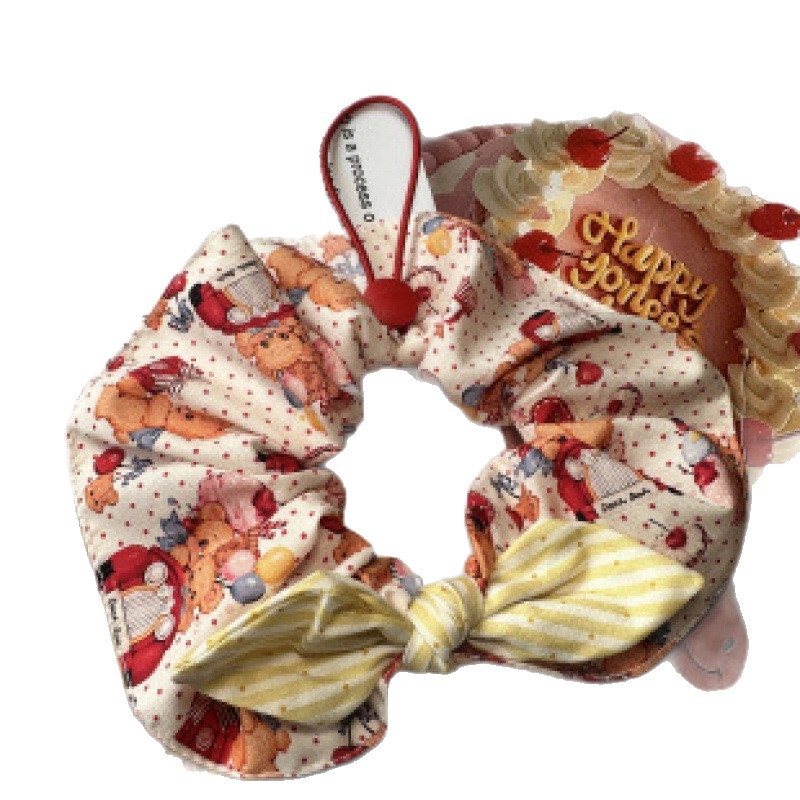 Kiskedvenceknek szóló masni – kockás mintázat, pamut anyag, Ol márka, hercegnő stílus