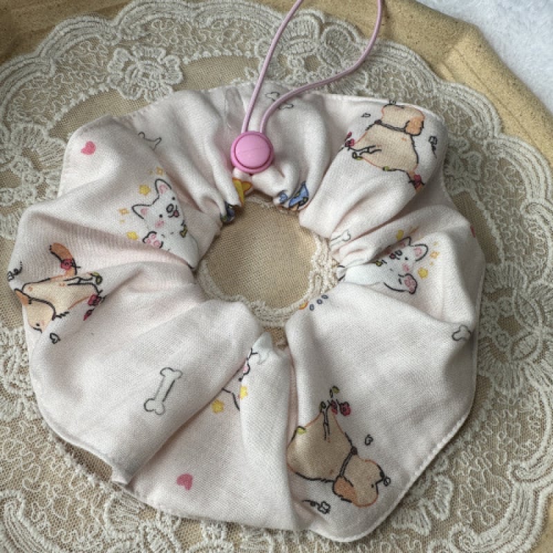 Kiskedvenceknek szóló masni – kockás mintázat, pamut anyag, Ol márka, hercegnő stílus