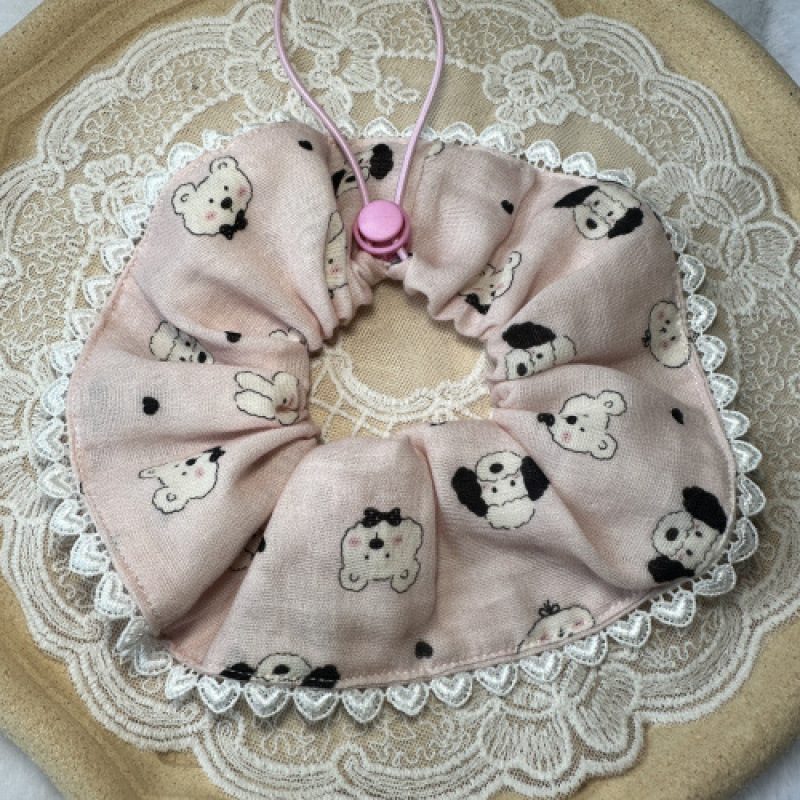 Kiskedvenceknek szóló masni – kockás mintázat, pamut anyag, Ol márka, hercegnő stílus