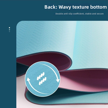 Covoraș de yoga TPE, antiderapant, set din 3 piese pentru uz casnic