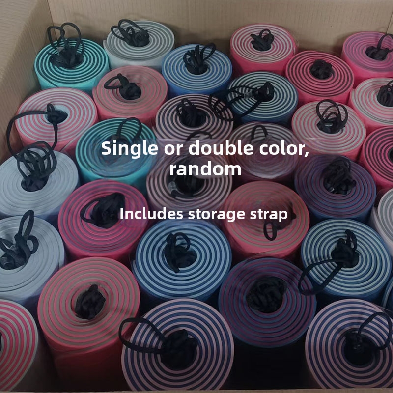 Covoraș de yoga TPE, antiderapant, set din 3 piese pentru uz casnic