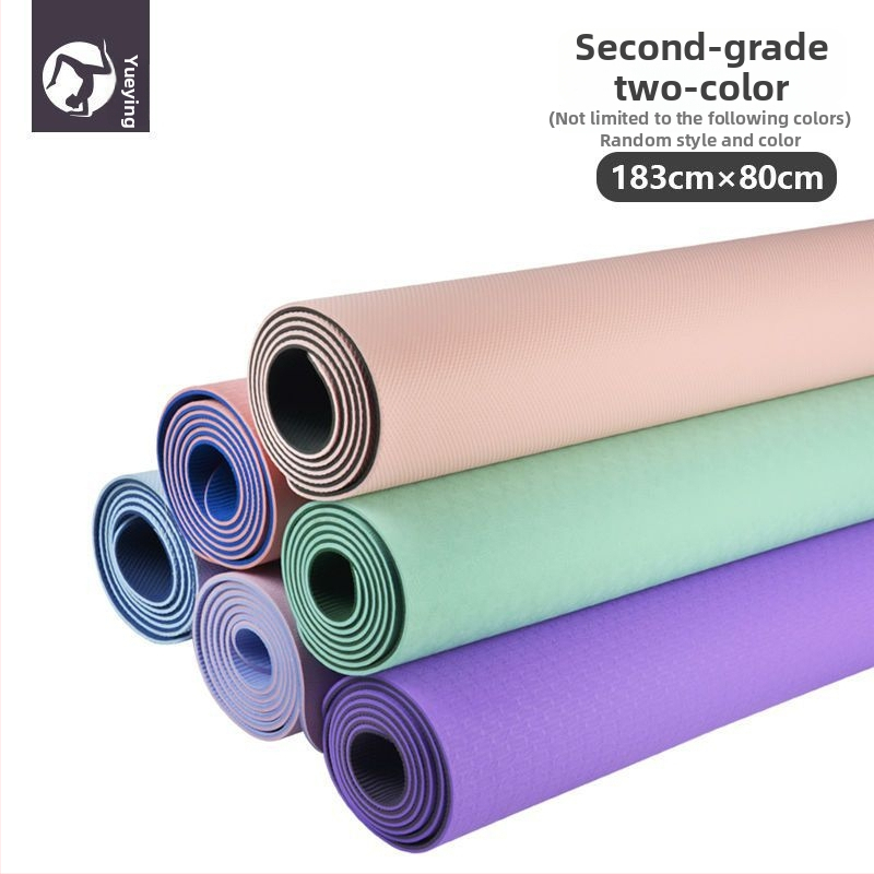 Covoraș de yoga TPE, antiderapant, set din 3 piese pentru uz casnic