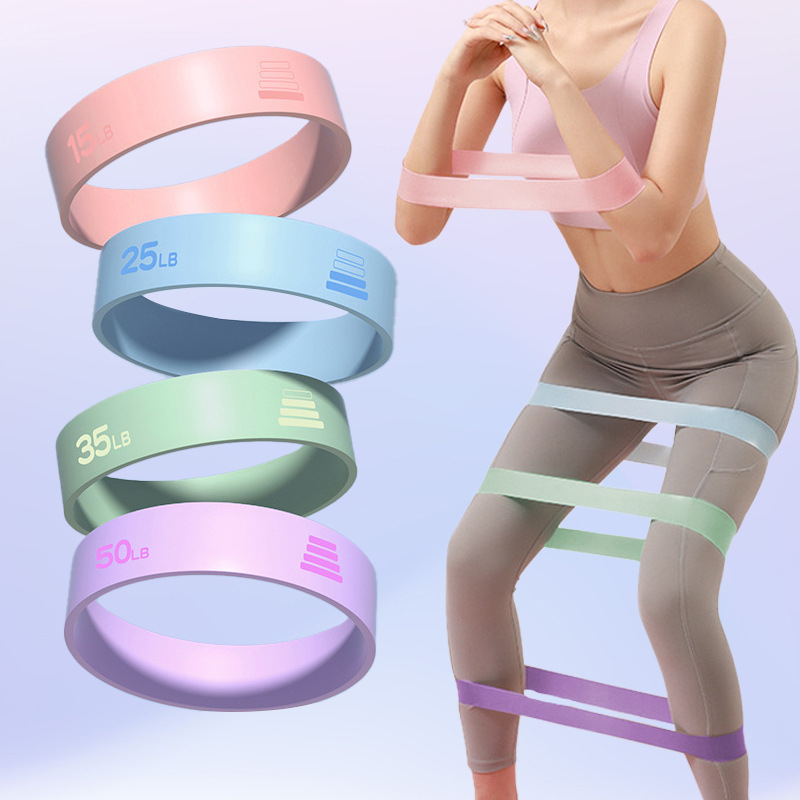 Szilikonból készült rugalmas feszítőgyűrű csípő guggolásokhoz, fenék edzéshez és jóga körhöz — Eredet: Zhejiang