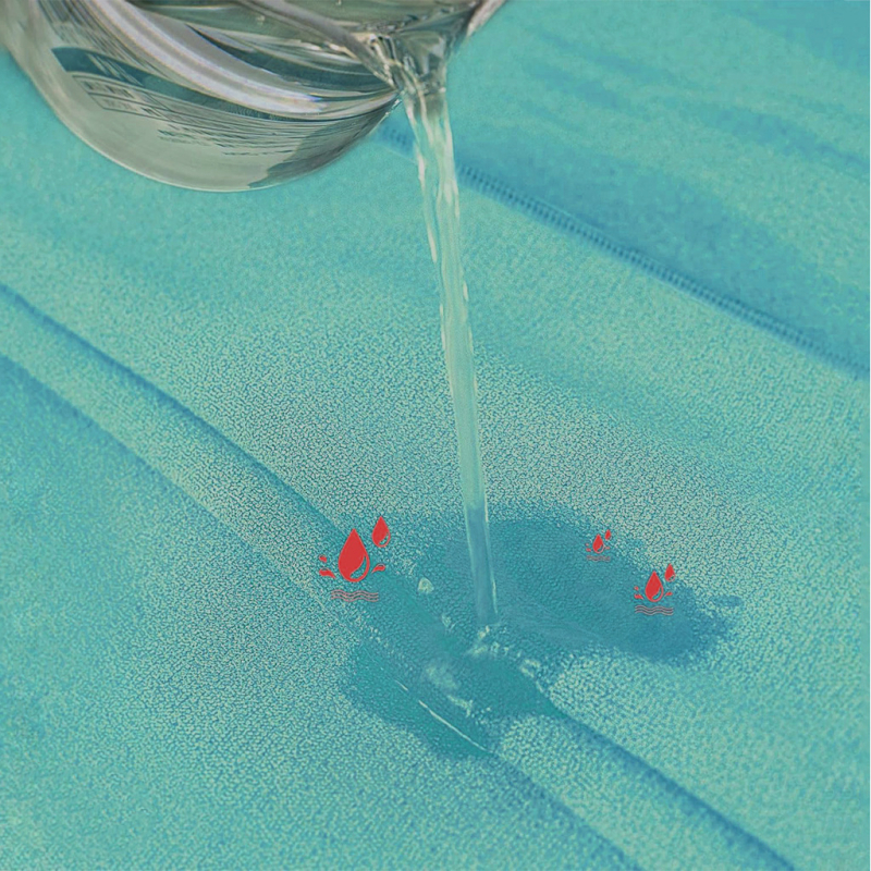 Ren Yu jogos rankšluostis su antibakterine apsauga ir neslystančiu dizainu, medžiaga 80% poliesteris, 20% nailonas; storis 2 mm; svoris 360 gsm