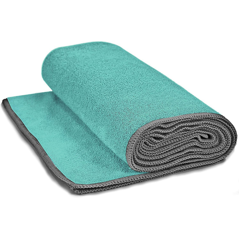 Ren Yu jogos rankšluostis su antibakterine apsauga ir neslystančiu dizainu, medžiaga 80% poliesteris, 20% nailonas; storis 2 mm; svoris 360 gsm