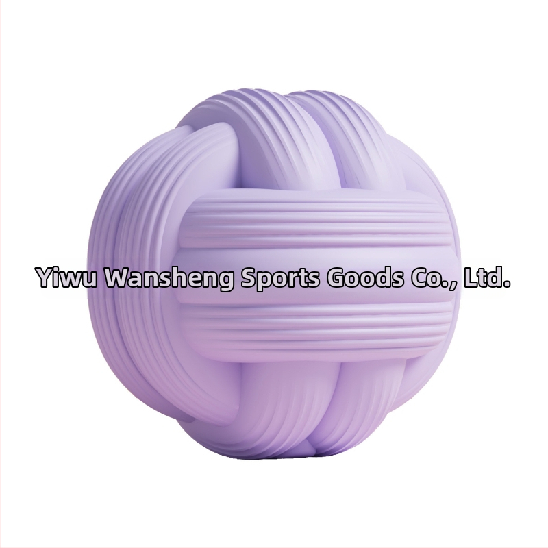 Silikonska fasijska masažna lopta za jogu – ne napuhuje, opuštanje mišića struka i leđa, masaža akupunkturnih točaka na vratu i lukama stopala, težina 240 g