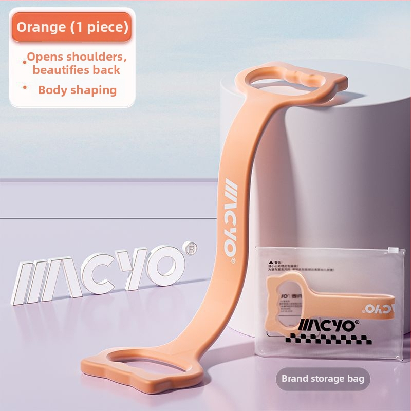 MACYO elastična traka otpora u obliku osam za vježbanje leđa, kućna joga, istezanje leđa – materijal TPE, za tinejdžere