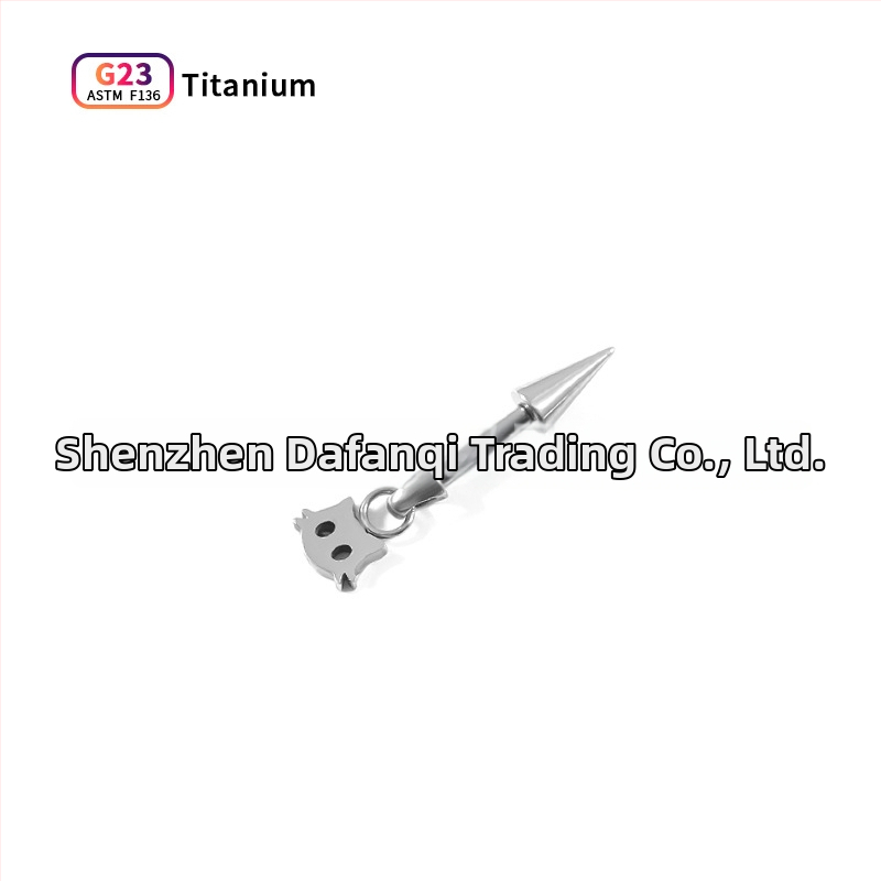 Náušnice z titánovej zliatiny – unisex piercing šperky, leštený povrch, tvar zviera/zodial
