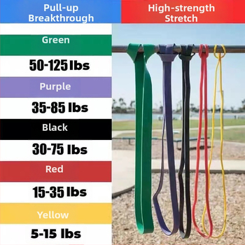 Elastična traka otpora i pojas za pomoć pri zgibovima, za muškarce i žene, trening snage i ramena, ponovno upotrebljivo