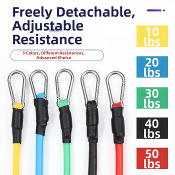 Saiyuekang TPE otporna užad – 11-dijelni set za fitness, oblikovanje tijela i ples