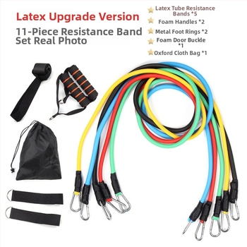 Saiyuekang TPE otporna užad – 11-dijelni set za fitness, oblikovanje tijela i ples