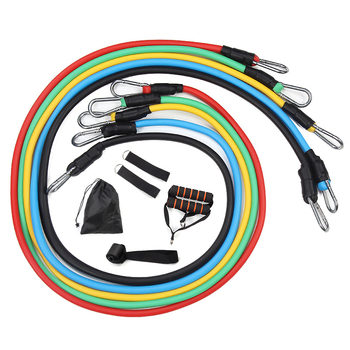 Saiyuekang TPE otporna užad – 11-dijelni set za fitness, oblikovanje tijela i ples