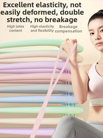 Figure-8 napinjač, TPR materijal, Otpor 16/28/36 lb, Istezanje leđa i proširenje prsnog koša, Otvaranje ramena, Joga fitness