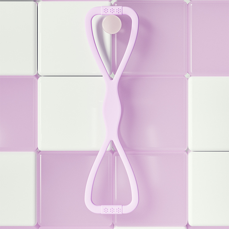 Figure-8 napinjač, TPR materijal, Otpor 16/28/36 lb, Istezanje leđa i proširenje prsnog koša, Otvaranje ramena, Joga fitness