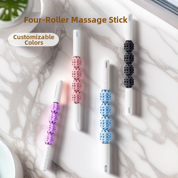 Penasti valjak za oslobađanje fascije bedara – masažni štapić i masažni valjak za noge, za fitness i bodybuilding – dodatak za jogu