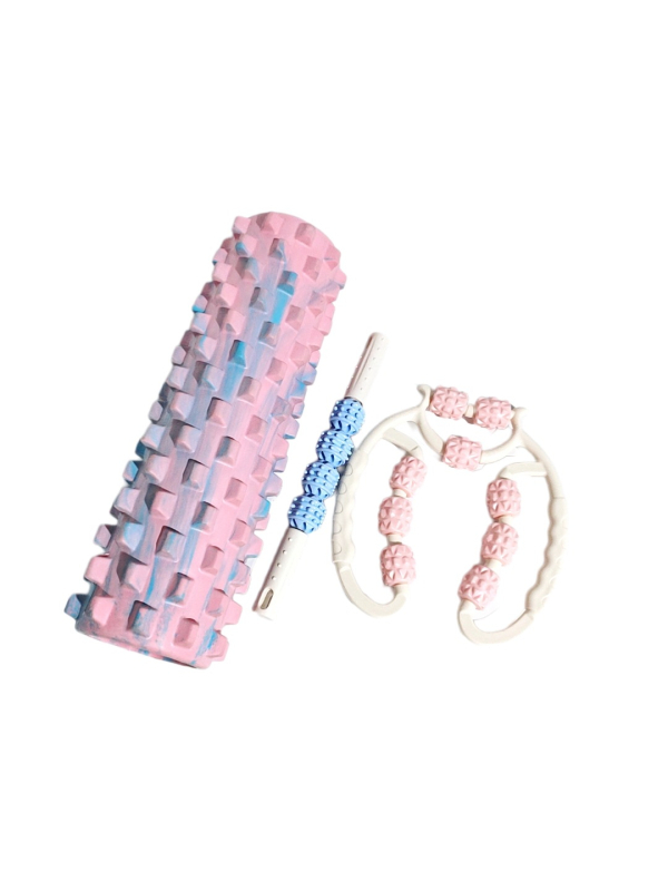 Penasti valjak za oslobađanje fascije bedara – masažni štapić i masažni valjak za noge, za fitness i bodybuilding – dodatak za jogu