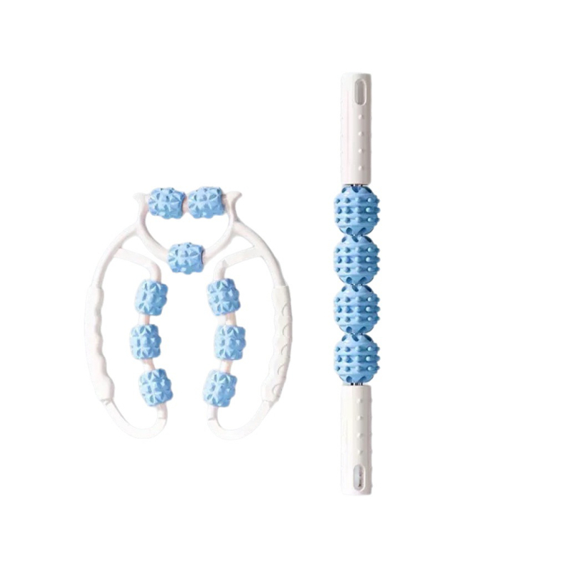 Penasti valjak za oslobađanje fascije bedara – masažni štapić i masažni valjak za noge, za fitness i bodybuilding – dodatak za jogu