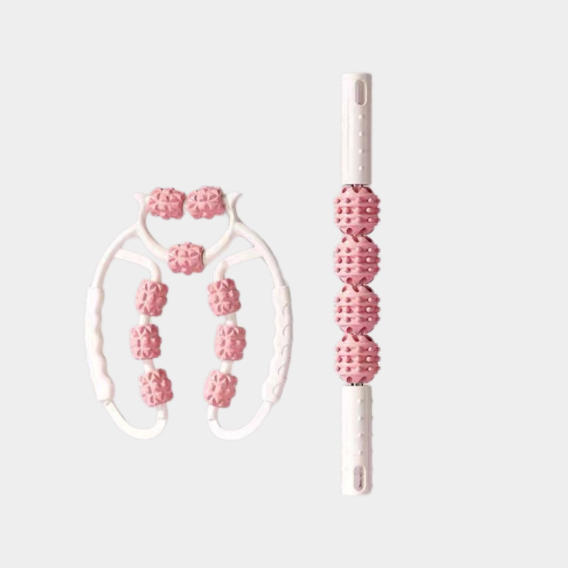 Penasti valjak za oslobađanje fascije bedara – masažni štapić i masažni valjak za noge, za fitness i bodybuilding – dodatak za jogu