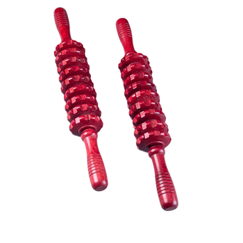 Koka deviņriteņu masāžas ierīce, ķīniešu stila