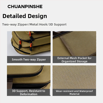 Torba za štapove za ribolov od Oxford platna, velik kapacitet, prijenosna i lagana, pogodna za kratke štapove, nije vodootporna