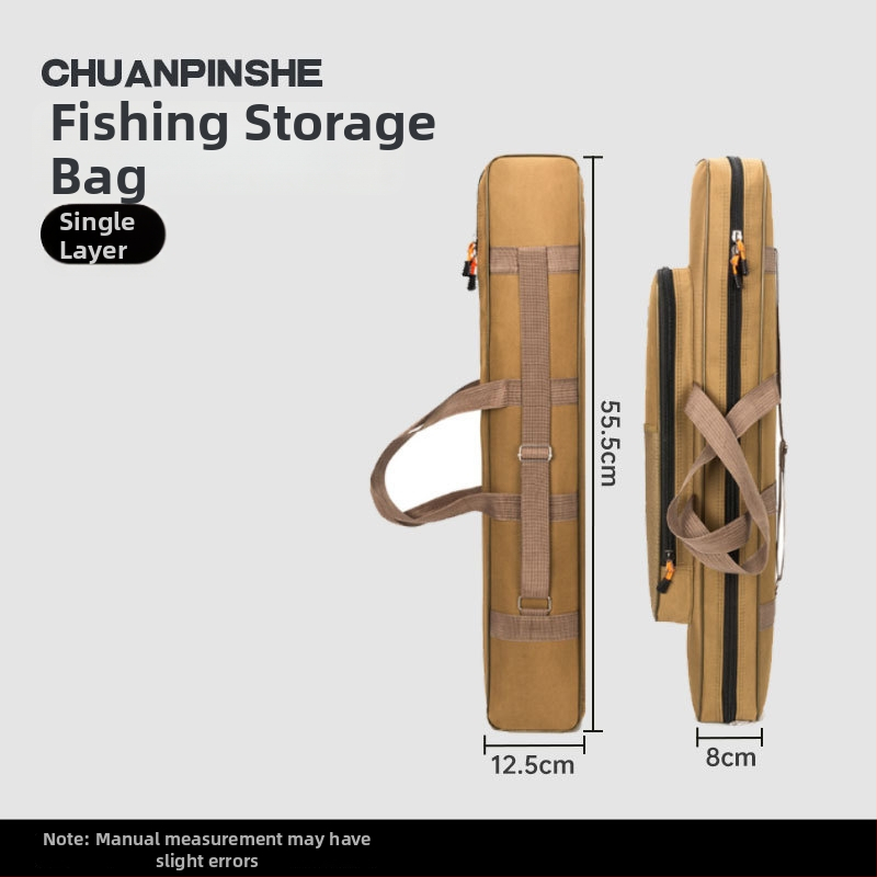 Torba za štapove za ribolov od Oxford platna, velik kapacitet, prijenosna i lagana, pogodna za kratke štapove, nije vodootporna