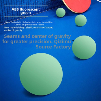 Naktį švytinti stalo teniso kamuolys, fluorescencinis, PP medžiaga, skirta lauko sportui ir pramogoms; prekė Other, nėra įmanoma spausdinti logotipą, be pritaikymo