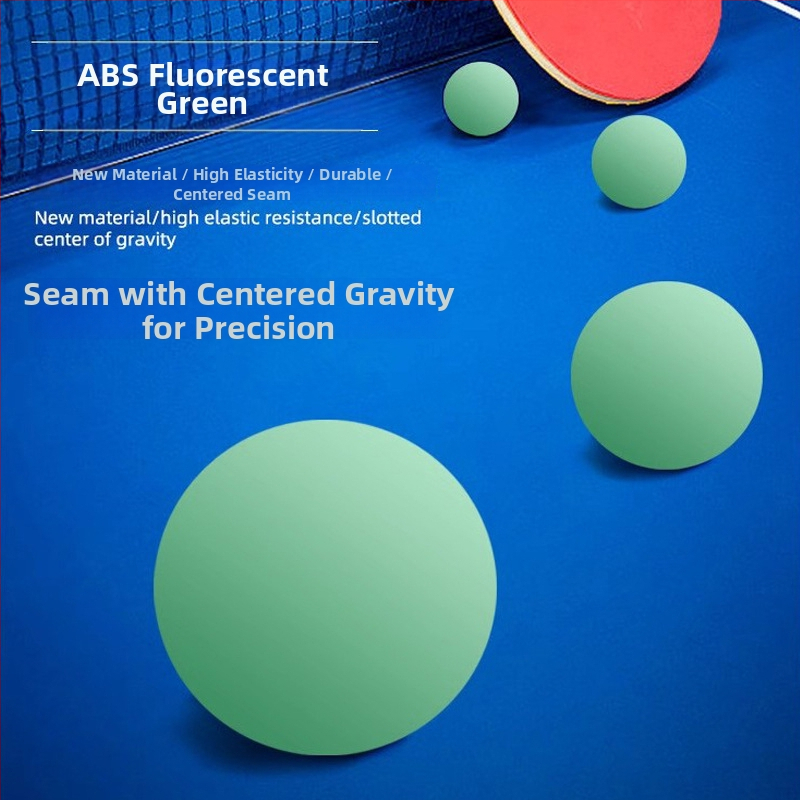 Naktį švytinti stalo teniso kamuolys, fluorescencinis, PP medžiaga, skirta lauko sportui ir pramogoms; prekė Other, nėra įmanoma spausdinti logotipą, be pritaikymo
