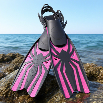 Înotătoare pentru scufundări, medii ca lungime, cu gleznă deschisă, reglabile (Material: PP + TPR; Cod produs: AF700TPR; Personalizare: Da; Categoria: Altele)